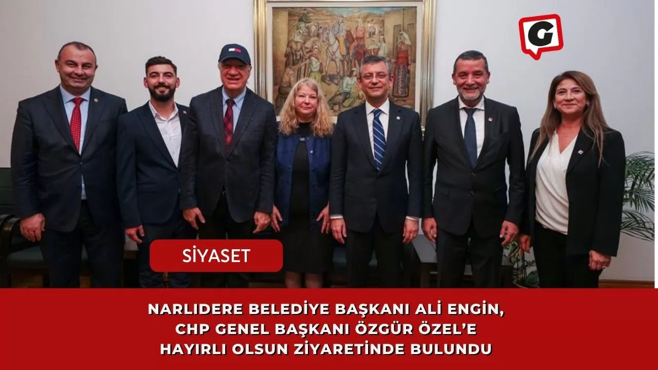 Narlıdere Belediye Başkanı Ali Engin, CHP Genel Başkanı Özgür Özel’e Hayırlı Olsun Ziyaretinde Bulundu