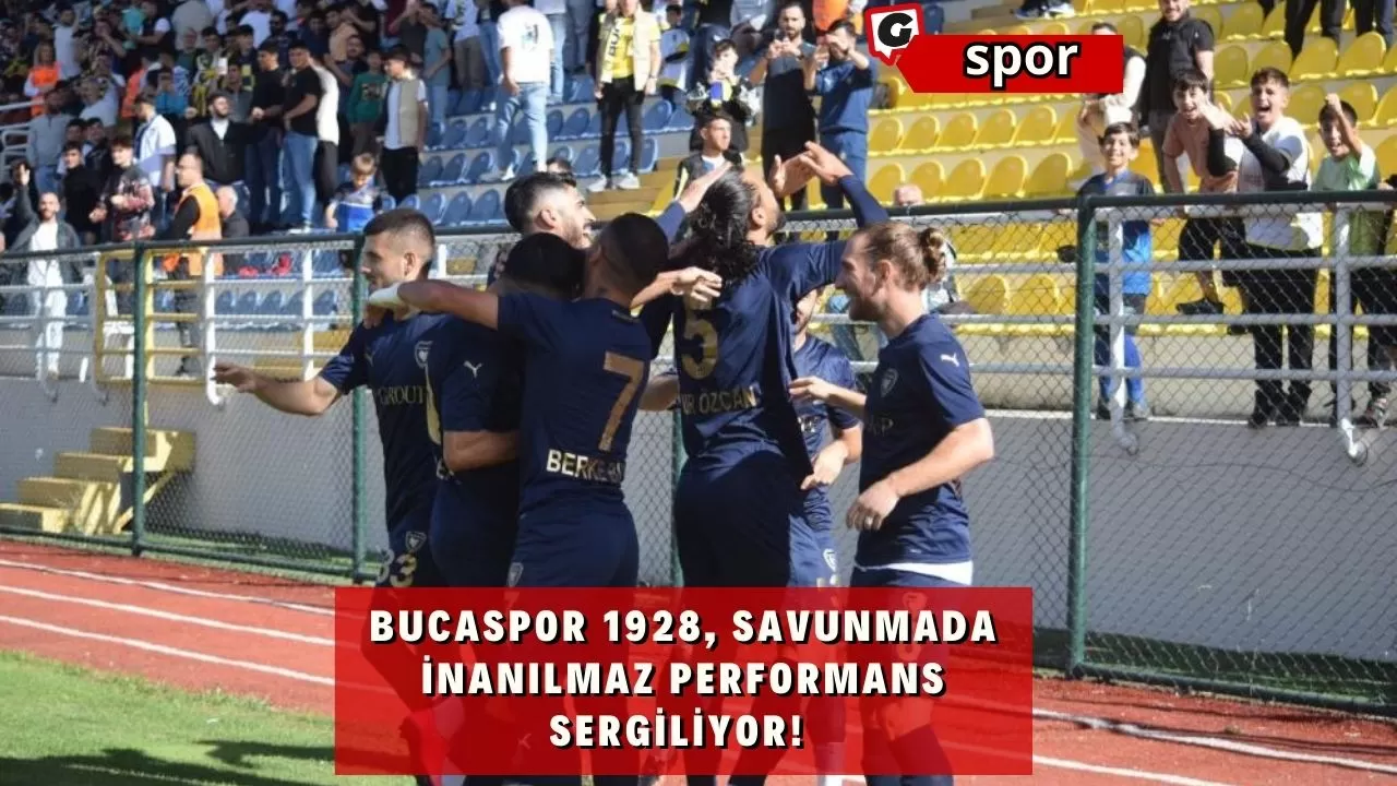 Bucaspor 1928, Savunmada İnanılmaz Performans Sergiliyor!