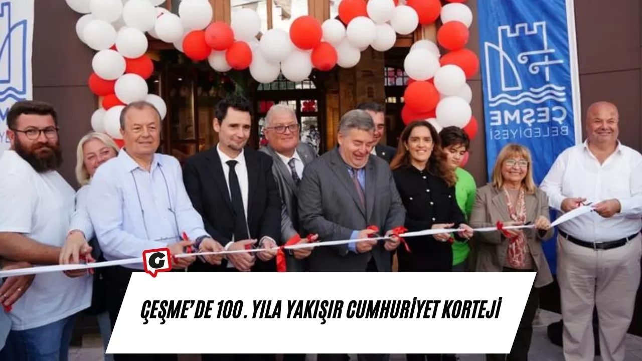 Çeşme’de 100. Yıla yakışır Cumhuriyet Korteji