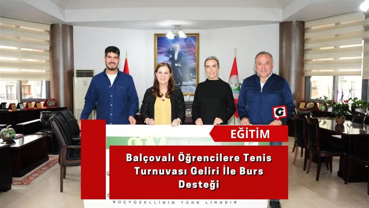 Balçovalı Öğrencilere Tenis Turnuvası Geliri İle Burs Desteği