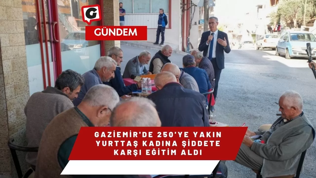 Gaziemir'de 250'ye yakın yurttaş kadına şiddete karşı eğitim aldı