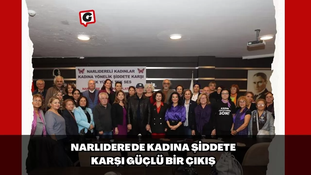 Narlıdere'de Kadına Şiddete Karşı Güçlü Bir Çıkış