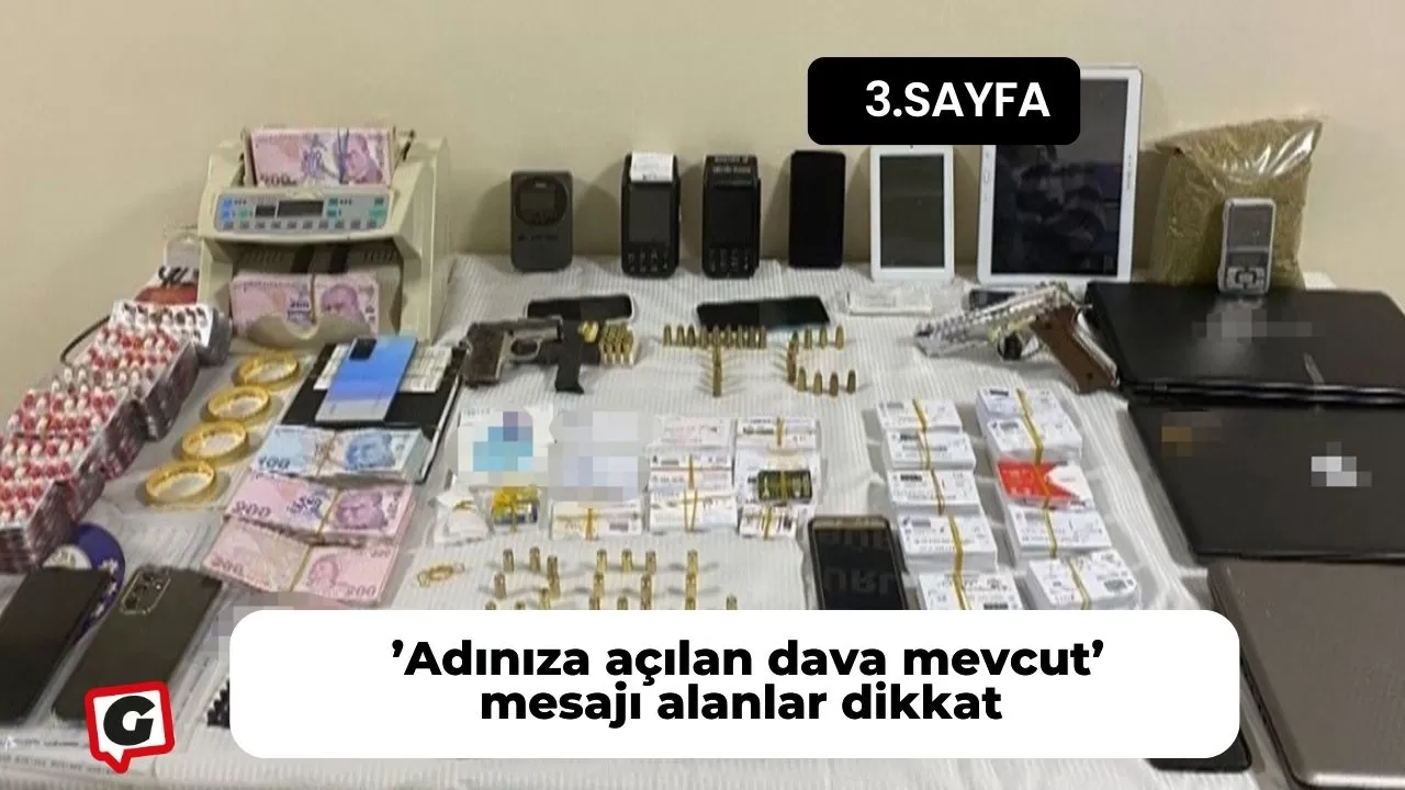 ’Adınıza açılan dava mevcut’ mesajı alanlar dikkat