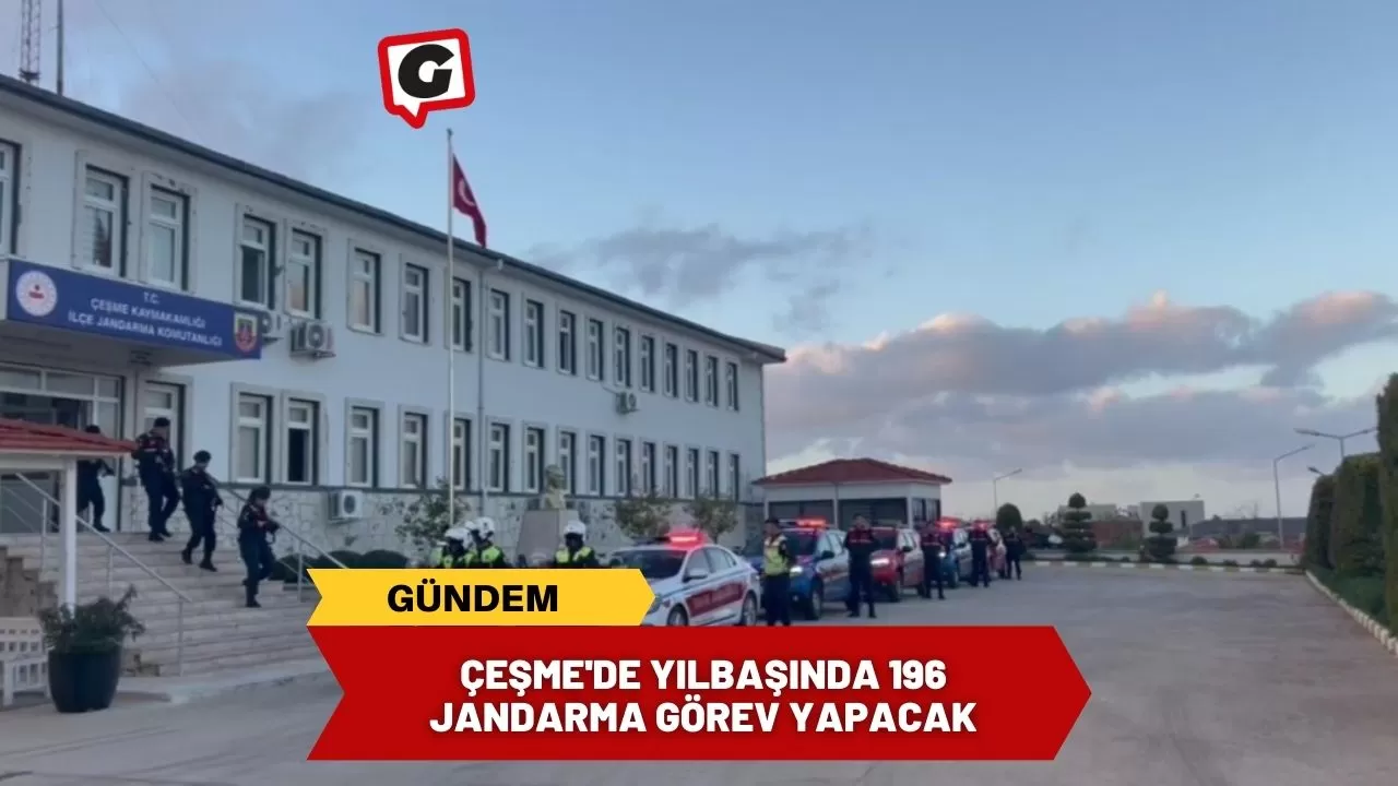 Çeşme'de yılbaşında 196 jandarma görev yapacak