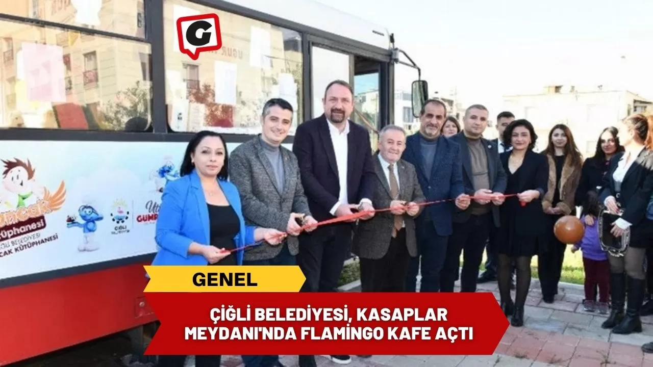 Çiğli Belediyesi, Kasaplar Meydanı'nda Flamingo Kafe açtı