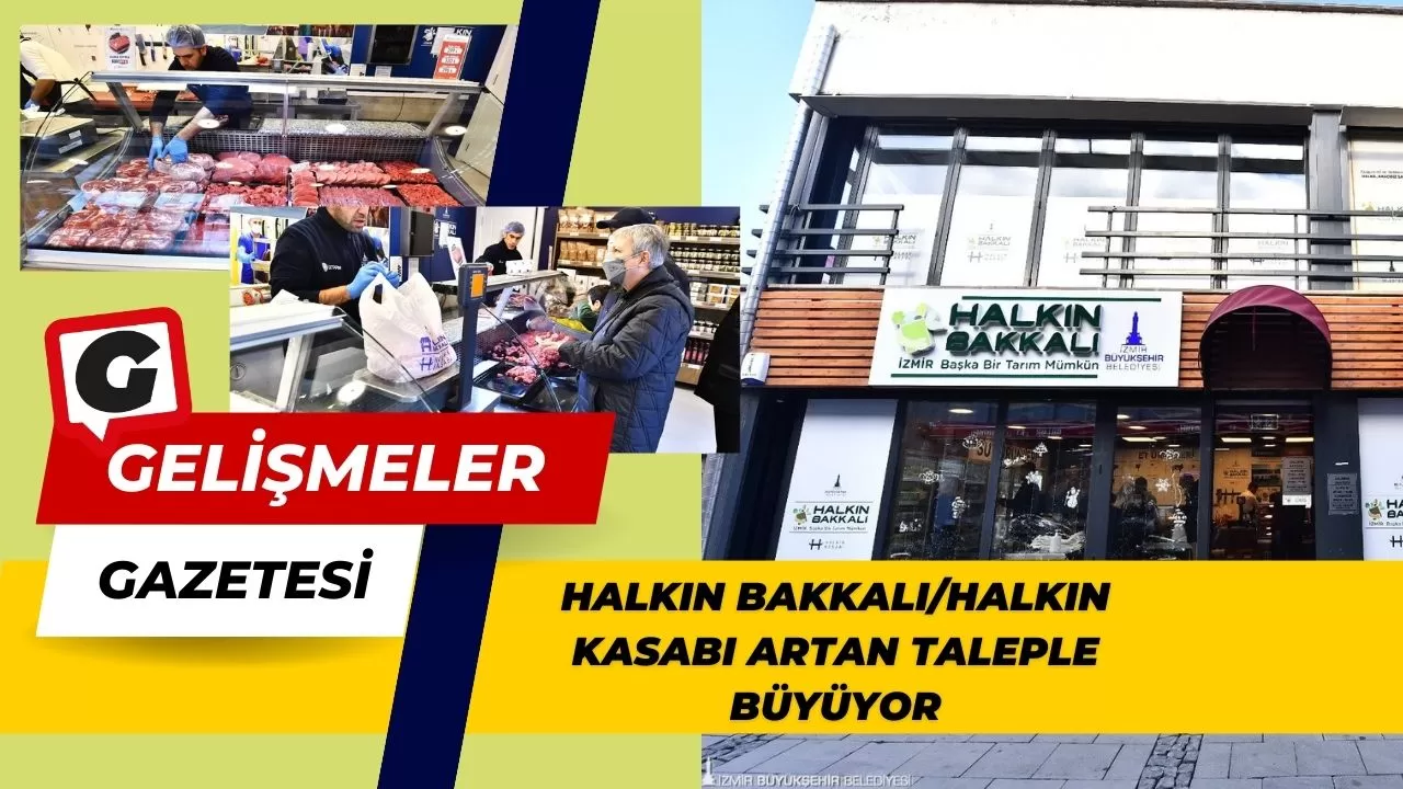 Halkın Bakkalı/Halkın Kasabı artan taleple büyüyor