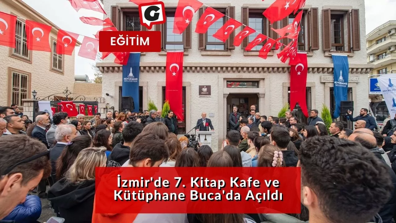 İzmir'de 7. Kitap Kafe ve Kütüphane Buca'da Açıldı