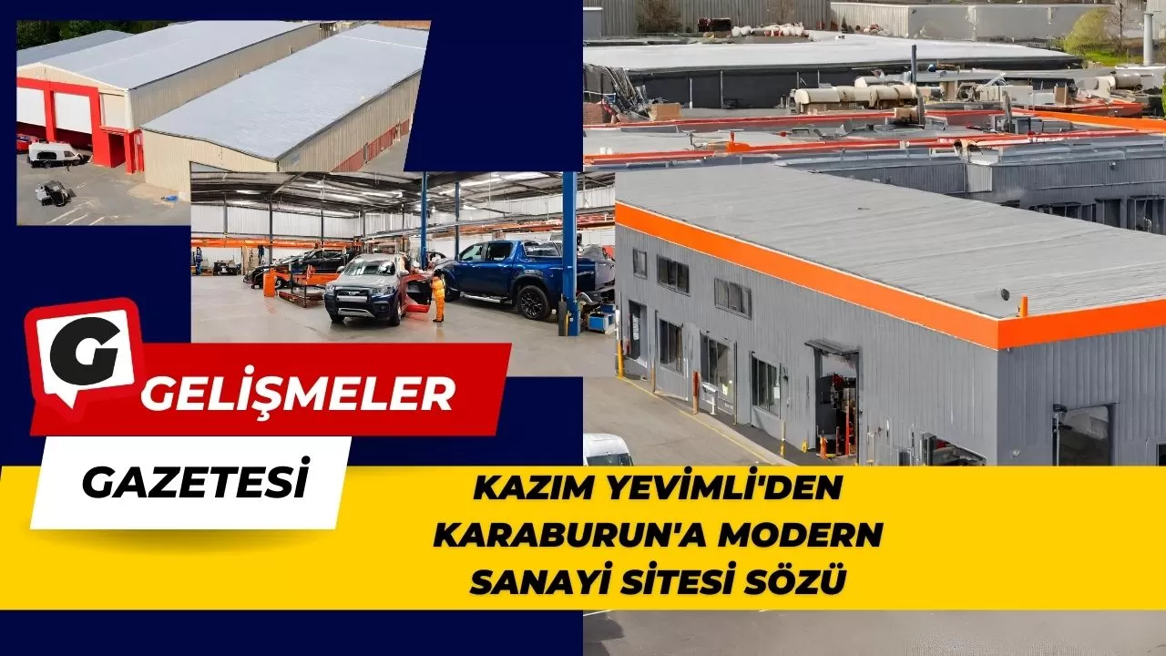 Kazım Yevimli'den Karaburun'a modern sanayi sitesi sözü