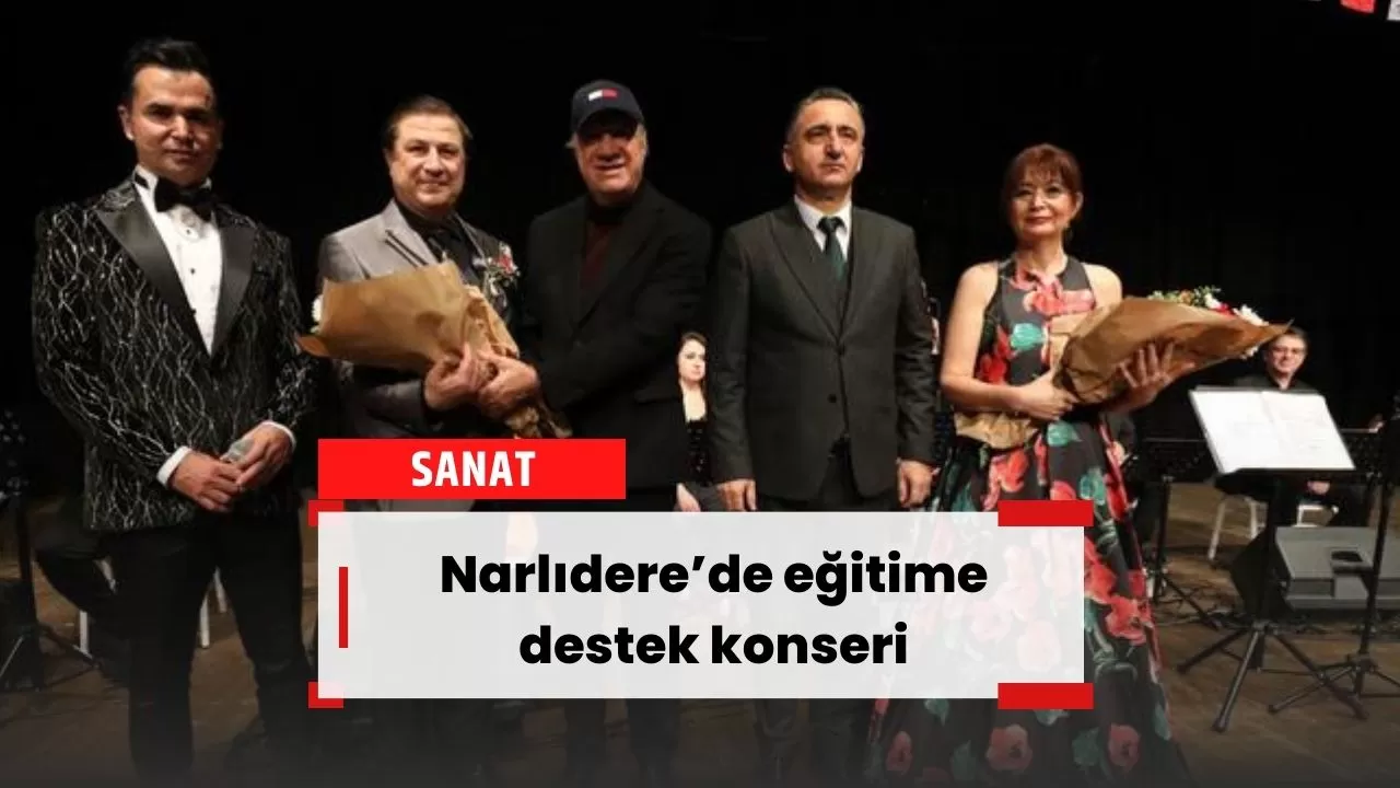 Narlıdere’de eğitime destek konseri