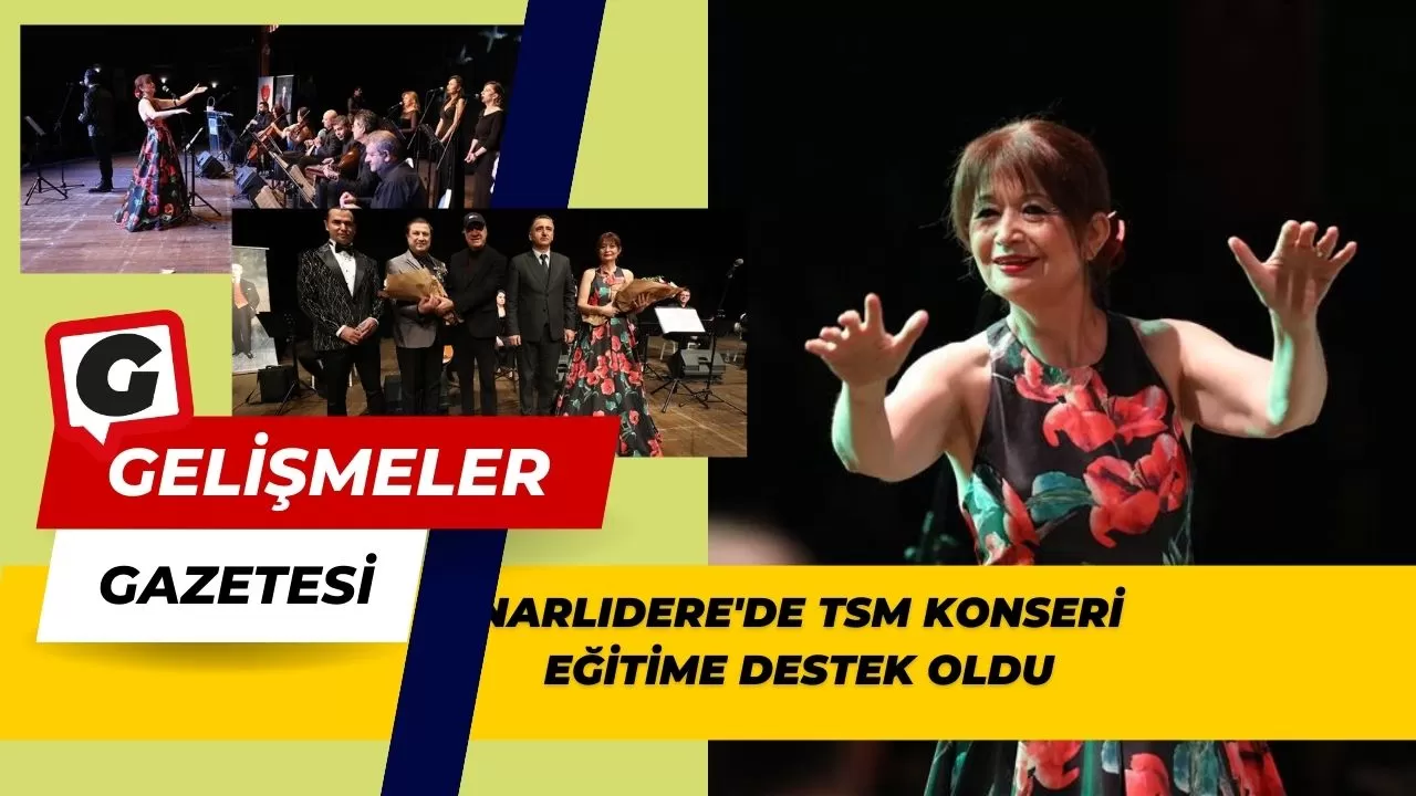 Narlıdere'de TSM konseri eğitime destek oldu