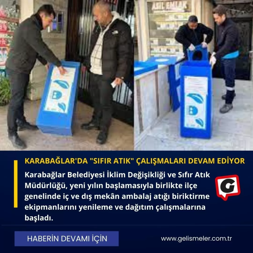 Karabağlar'da "Sıfır Atık" çalışmaları devam ediyor