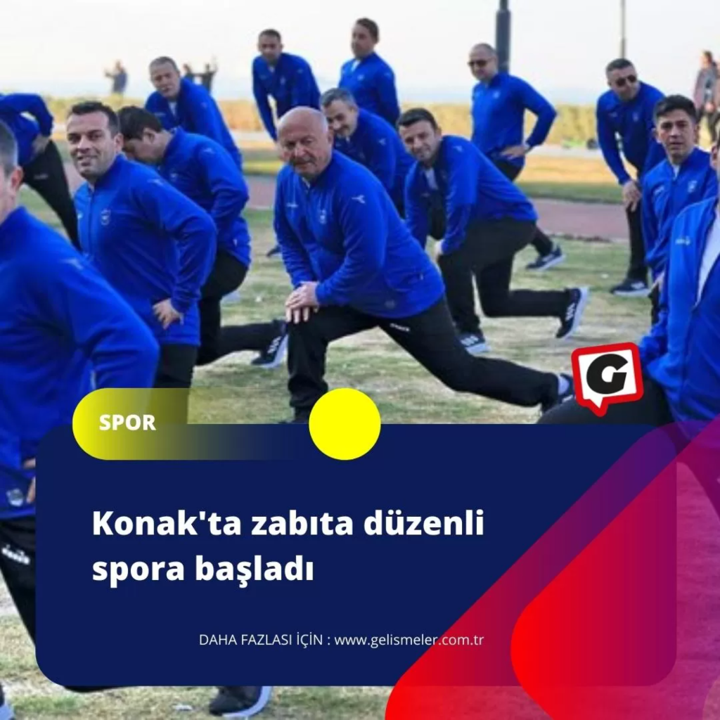 Konak'ta zabıta düzenli spora başladı