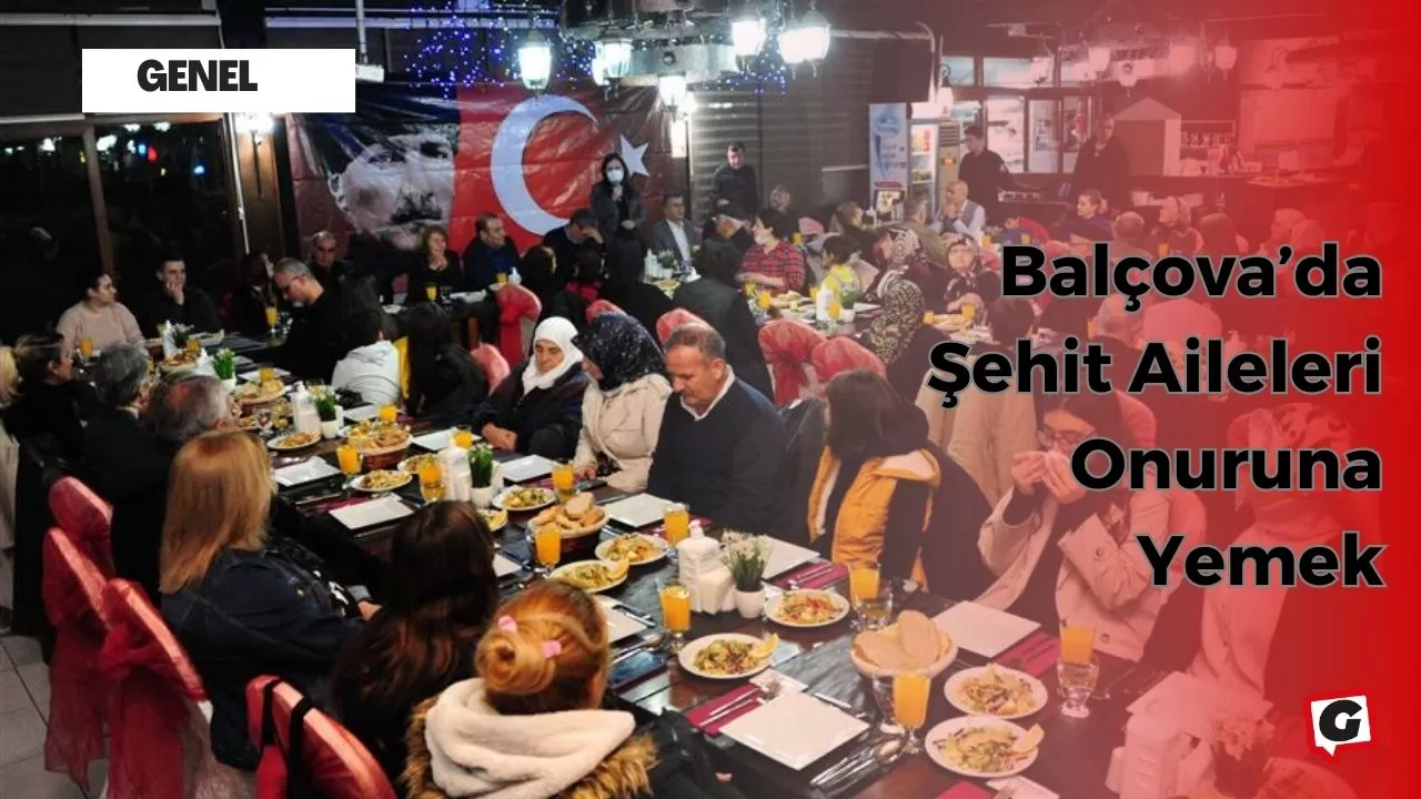 Balçova’da Şehit Aileleri Onuruna Yemek