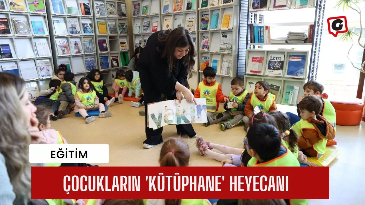 Çocukların 'kütüphane' heyecanı