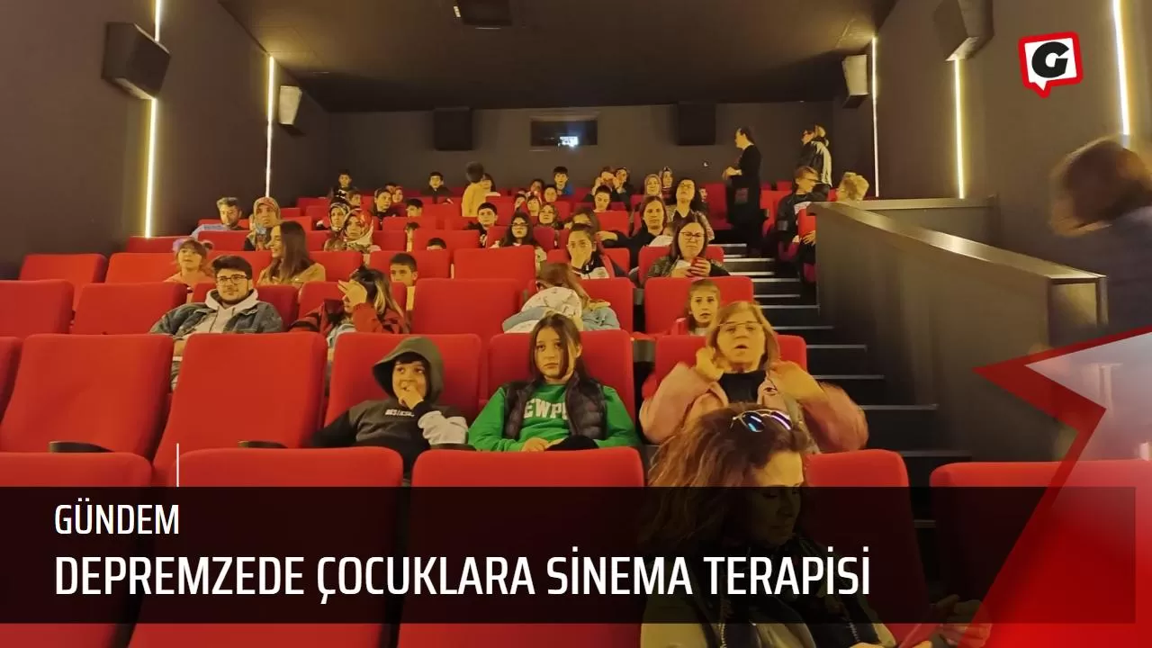 Depremzede Çocuklara Sinema Terapisi