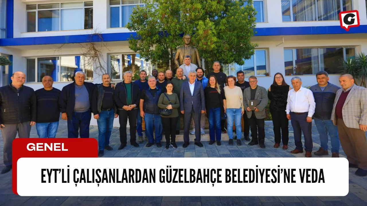 EYT’li Çalışanlardan Güzelbahçe Belediyesi’ne Veda