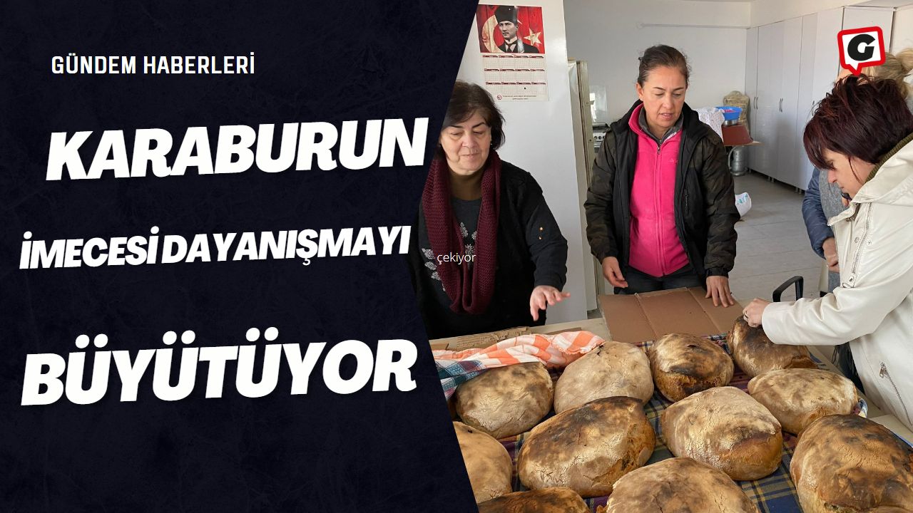 Karaburun imecesi dayanışmayı büyütüyor