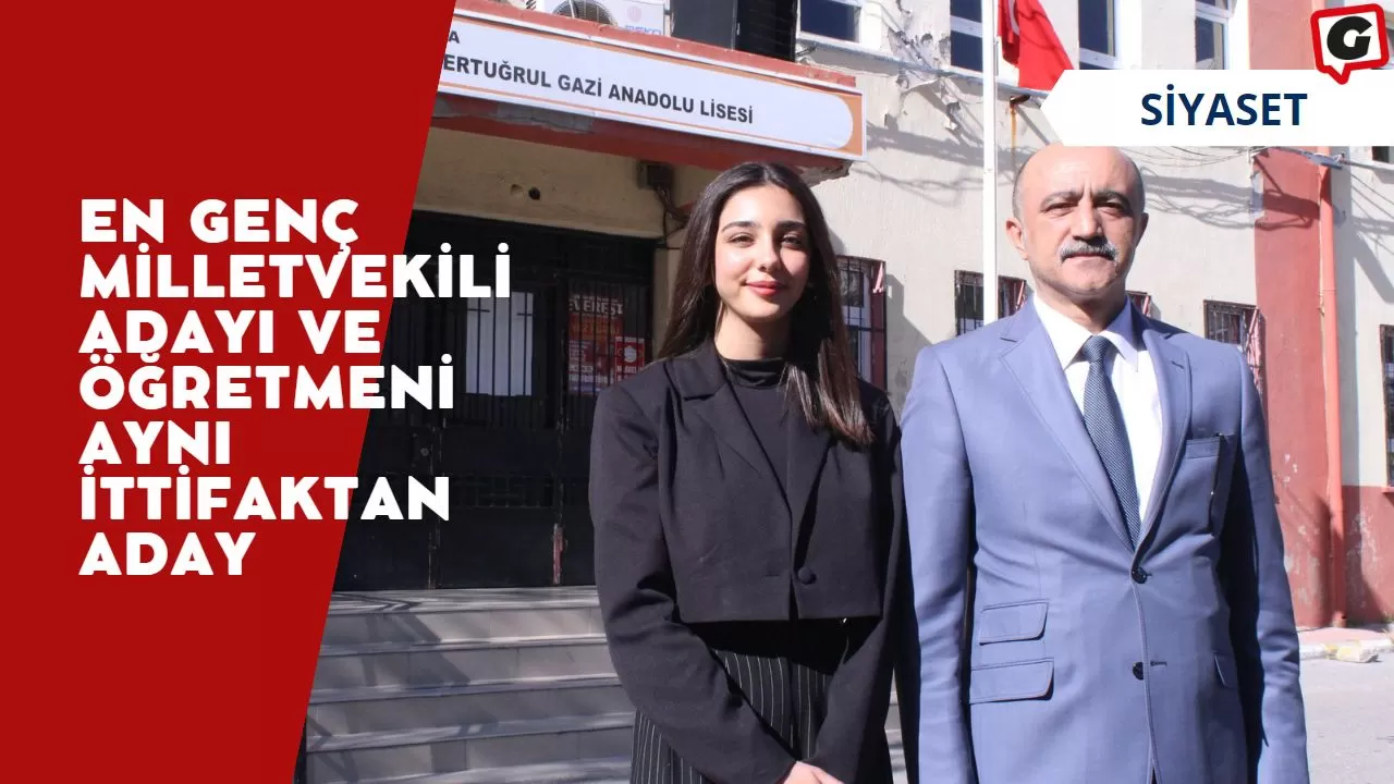 En genç milletvekili adayı ve öğretmeni aynı ittifaktan aday