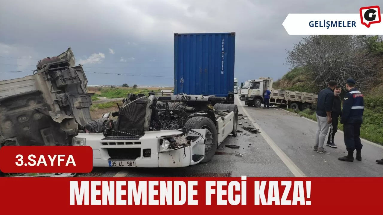 Menemende feci kaza!