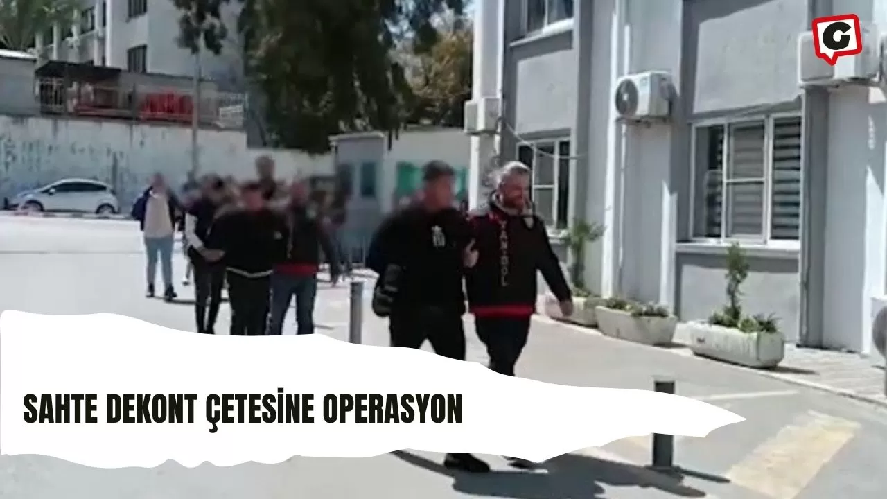 Sahte dekont çetesine operasyon