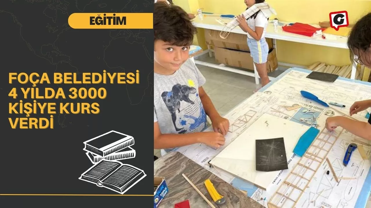 Foça Belediyesi 4 Yılda 3000 Kişiye Kurs Verdi