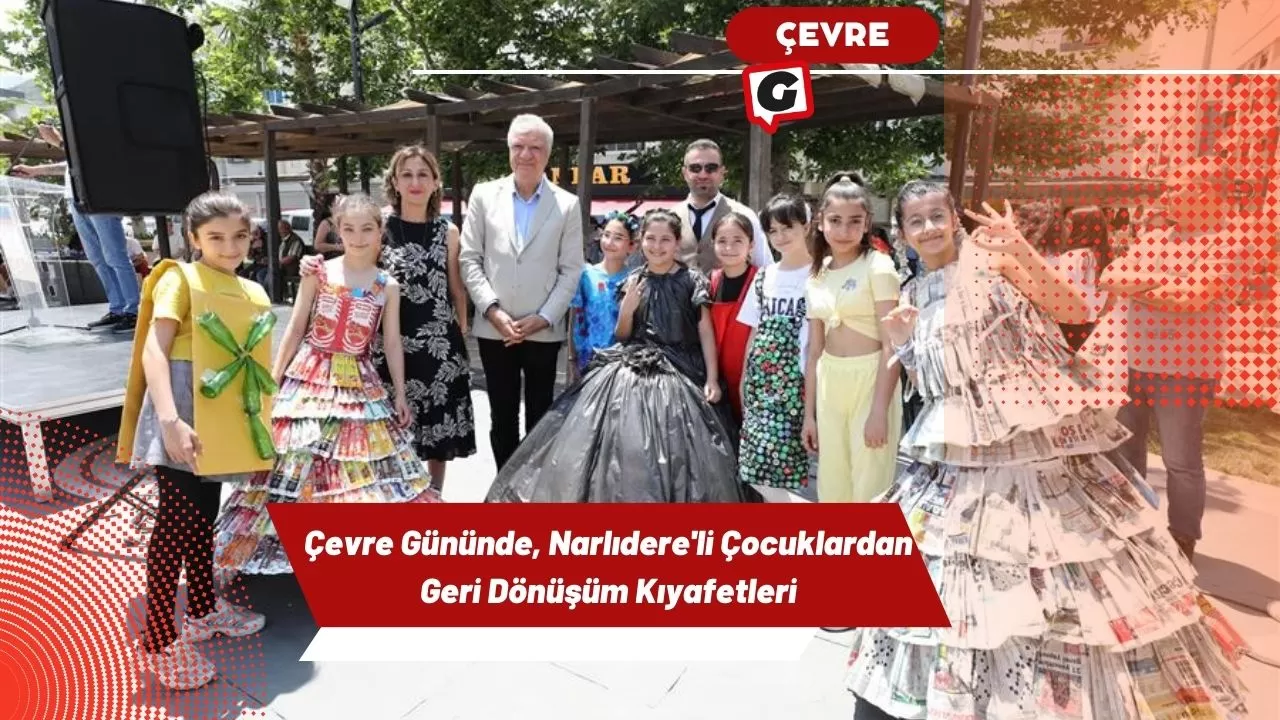 Çevre Gününde, Narlıdere'li Çocuklardan Geri Dönüşüm Kıyafetleri