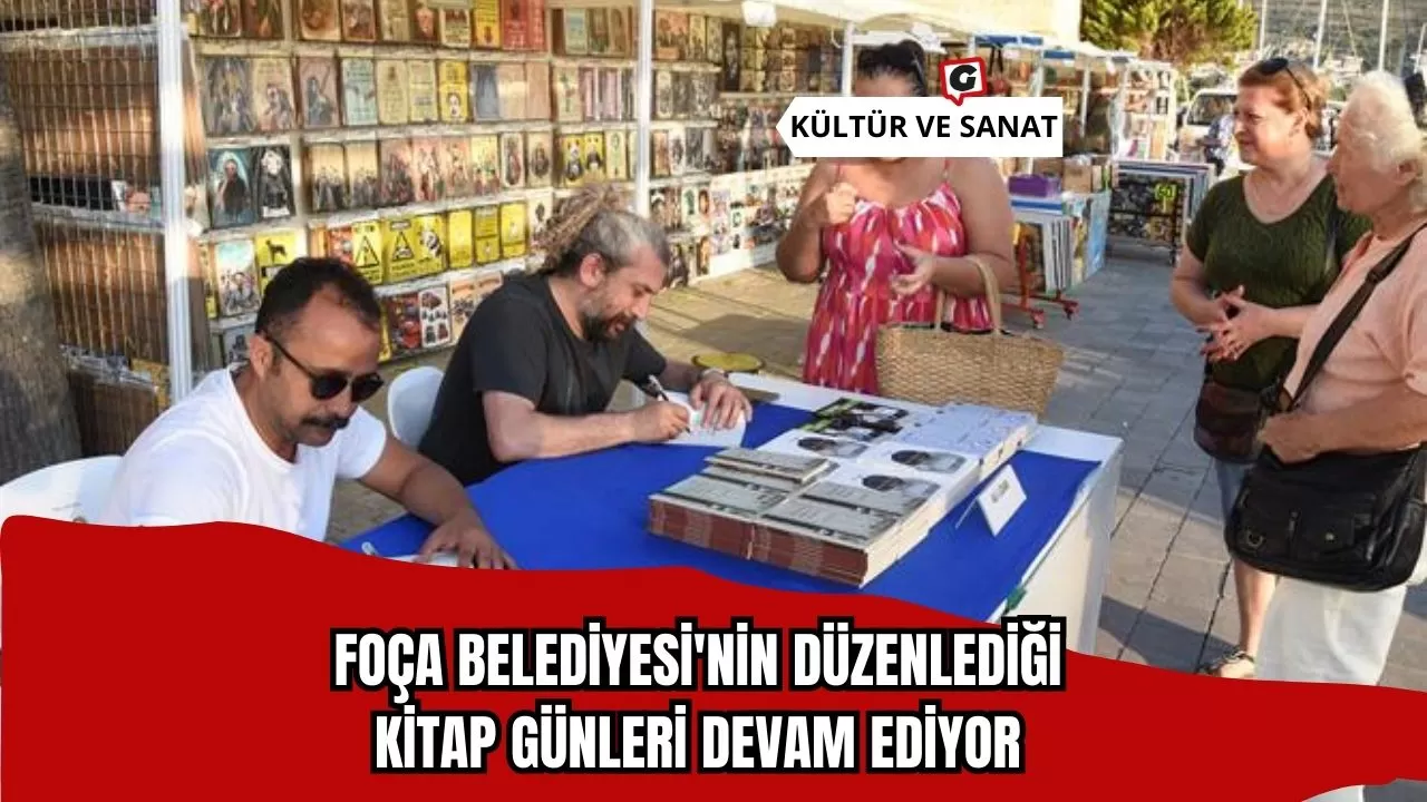 Foça Belediyesi'nin Düzenlediği Kitap Günleri Devam Ediyor