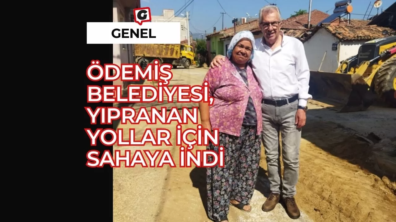 Ödemiş Belediyesi, Yıpranan Yollar İçin Sahaya İndi