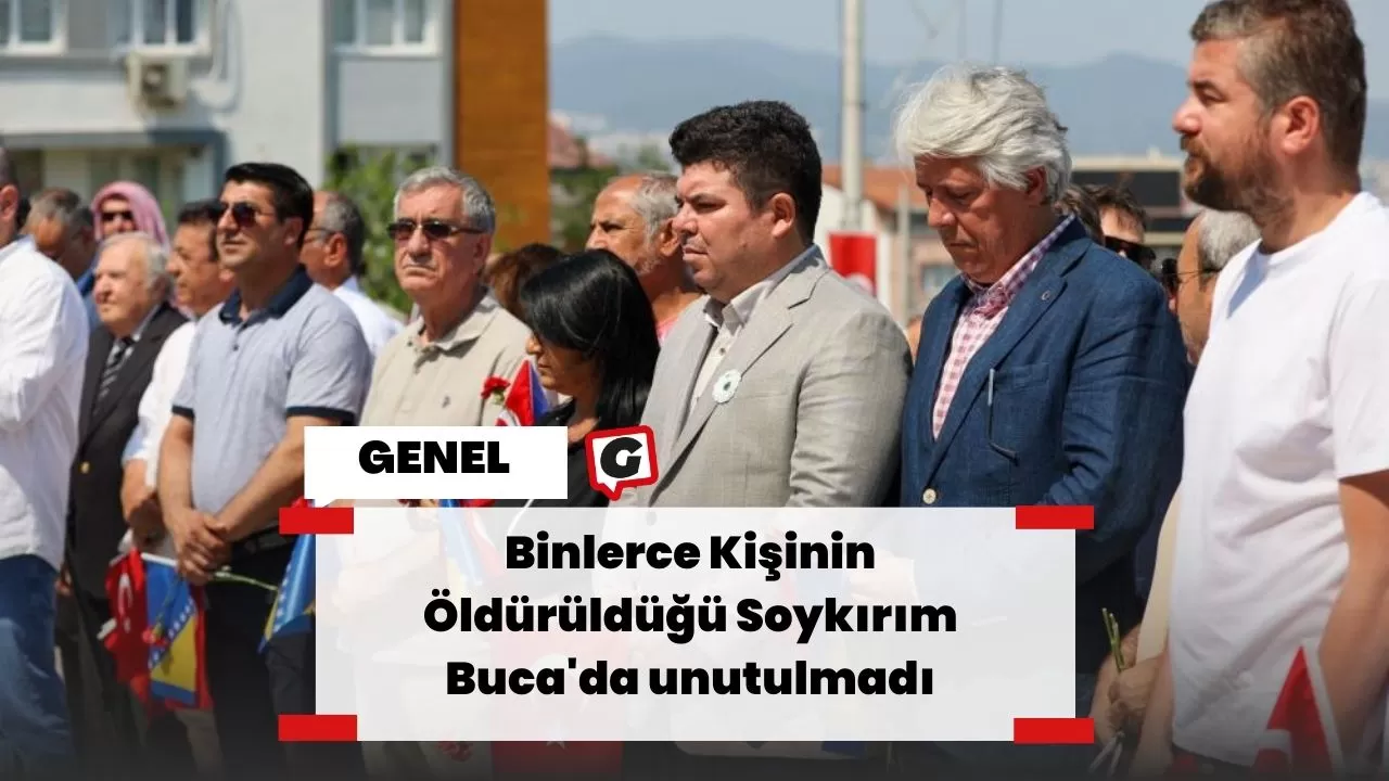 Binlerce Kişinin Öldürüldüğü Soykırım Buca'da unutulmadı