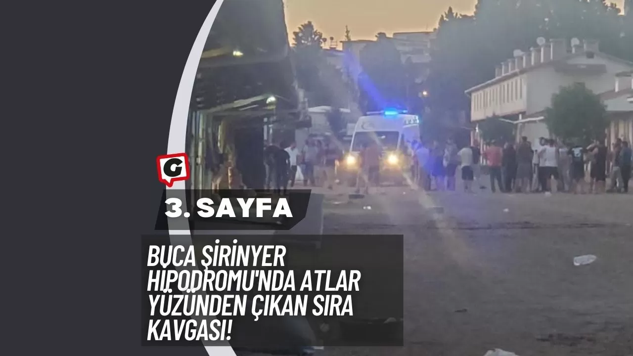 Buca Şirinyer Hipodromu'nda Atlar Yüzünden Çıkan Sıra Kavgası!