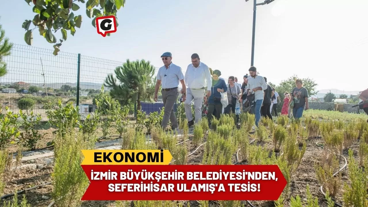 İzmir Büyükşehir Belediyesi'nden, Seferihisar Ulamış'a Tesis!