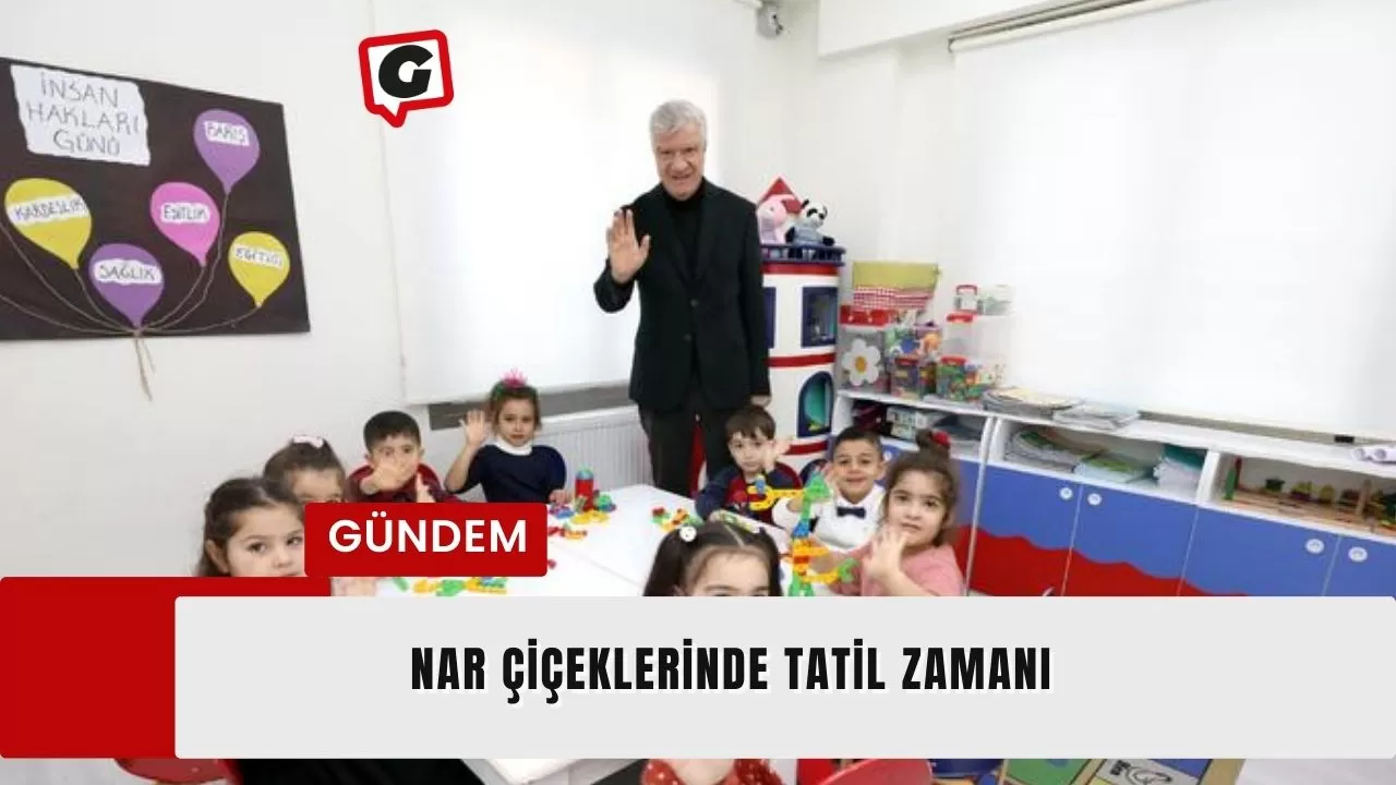 Nar Çiçeklerinde Tatil Zamanı