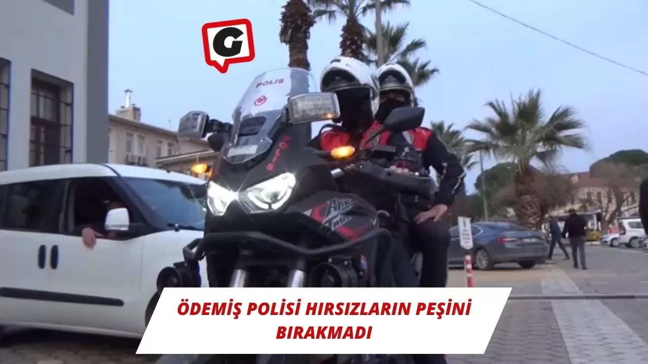 Ödemiş Polisi Hırsızların Peşini Bırakmadı