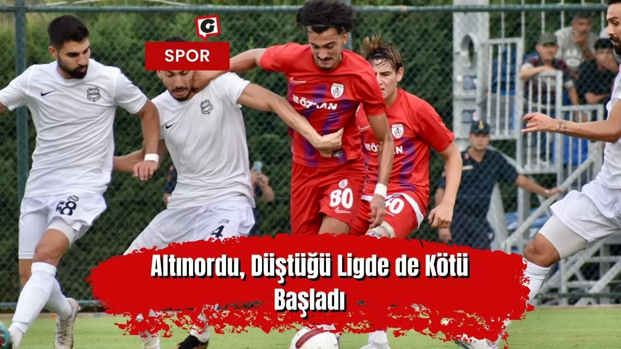 Altınordu, Düştüğü Ligde de Kötü Başladı