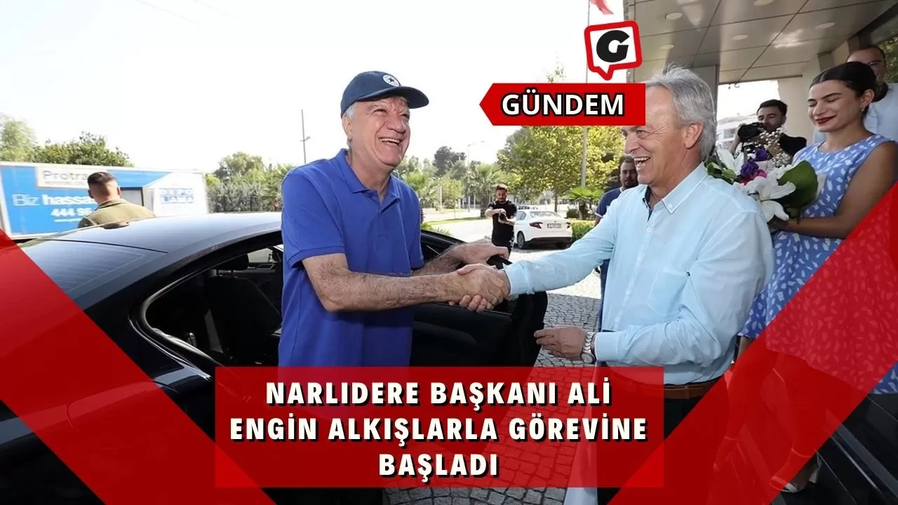 Narlıdere Başkanı Ali Engin Alkışlarla Görevine Başladı