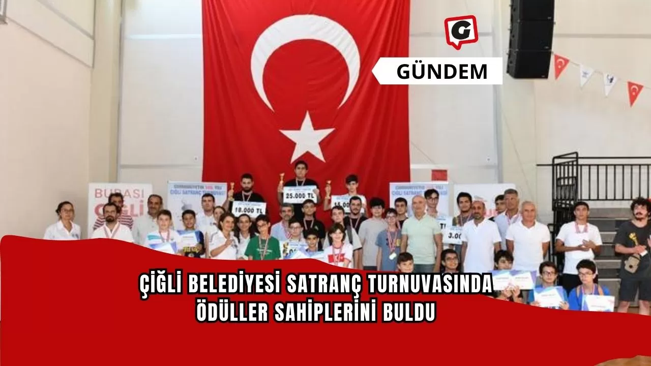 Çiğli Belediyesi Satranç Turnuvasında Ödüller Sahiplerini Buldu