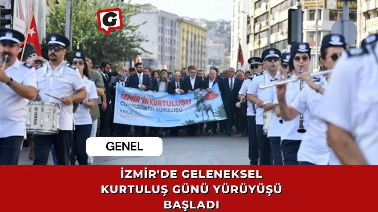 İzmir'de Geleneksel Kurtuluş Günü Yürüyüşü Başladı