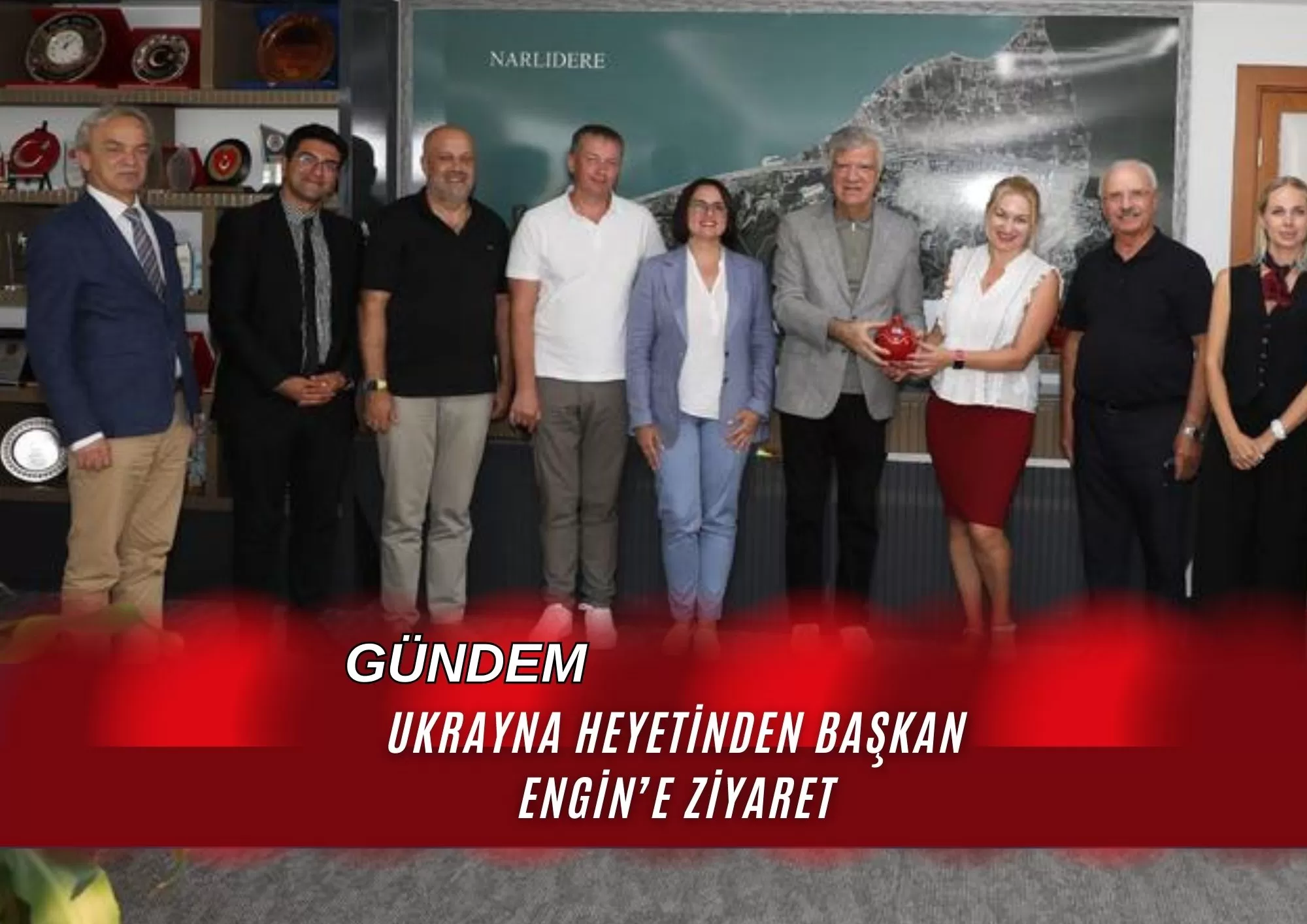 Ukrayna Heyetinden Başkan Engin’e Ziyaret