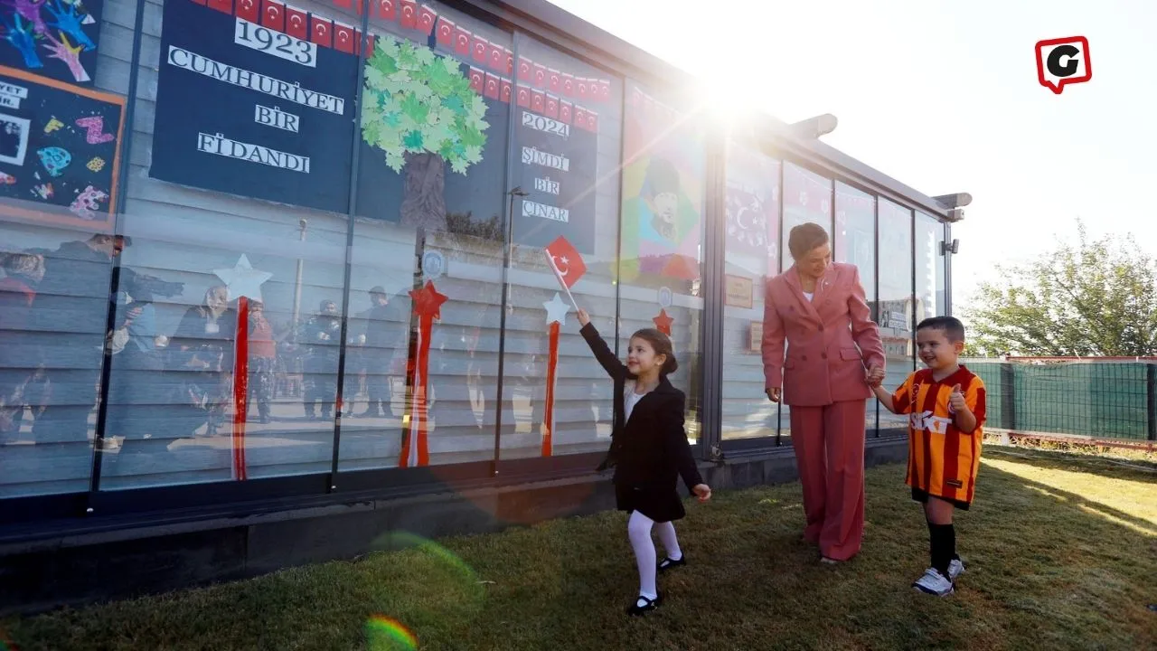 Başkan Sengel, 29 Ekim’de Geleceğin Teminatı Çocuklarla Bir Araya Geldi