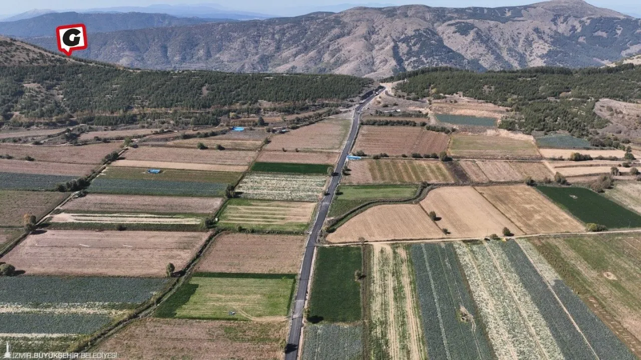 İzmir Büyükşehir Belediyesi'nden Bozdağ’a 10 Bin Ton Asfalt