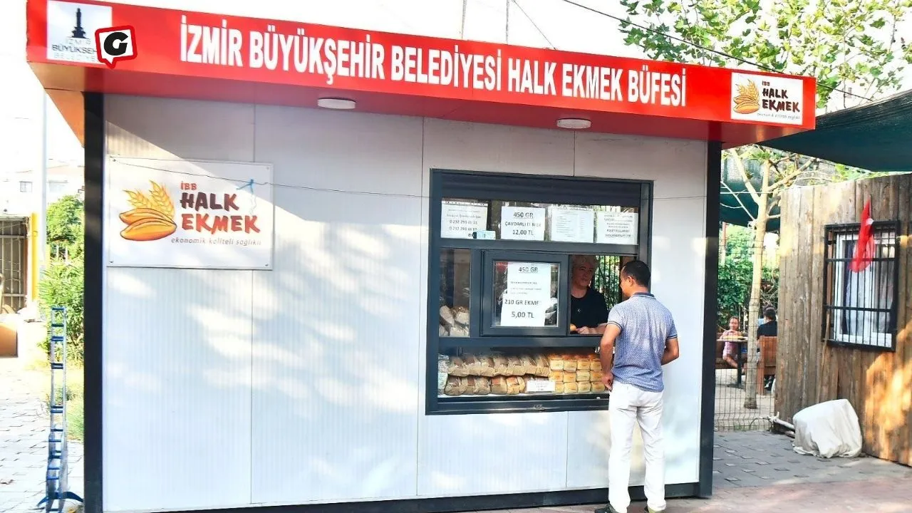 İzmir'de Halk Ekmek 5 Liraya Satılmaya Devam Ediyor: Büfe Sayısı Artıyor