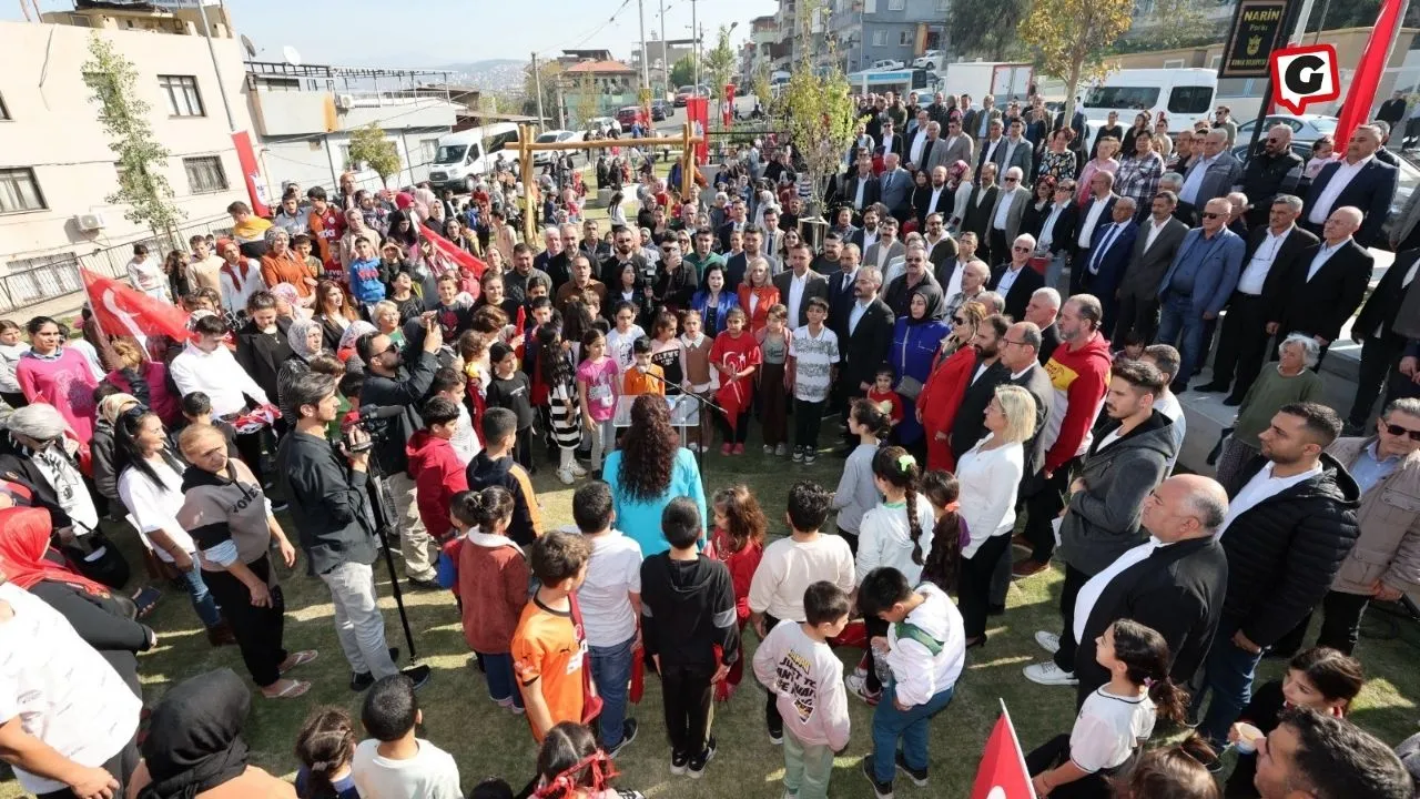 Konak Belediyesi, Narin Güran Parkı’nı Açarak 101. Cumhuriyet Yılını Kutladı