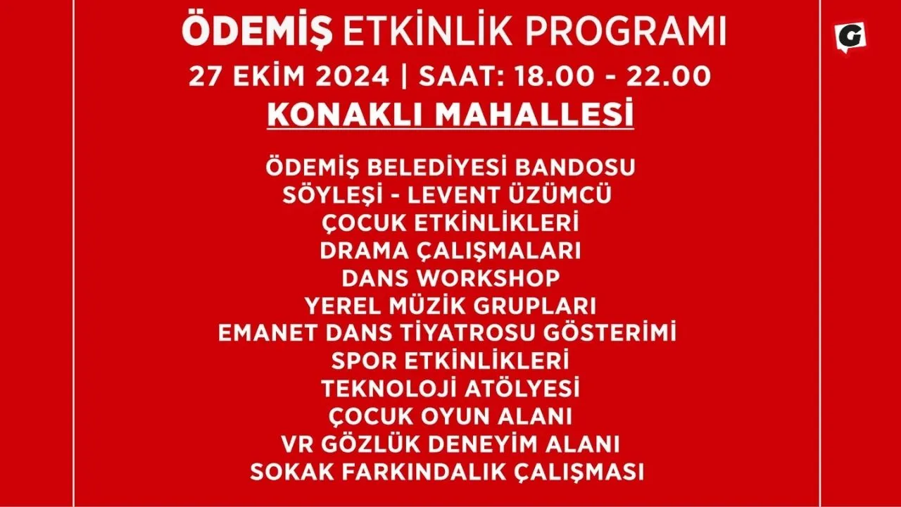 Ödemiş'te 101. Yıl Kutlamaları: Fener Alayı, Konserler ve Sanat Etkinlikleri