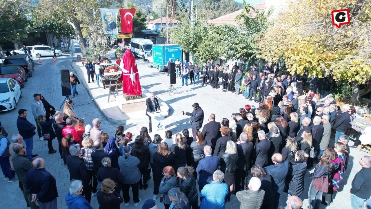 Güzelbahçe’de 10 Kasım’da Atatürk Heykeli Açılışı Yapıldı