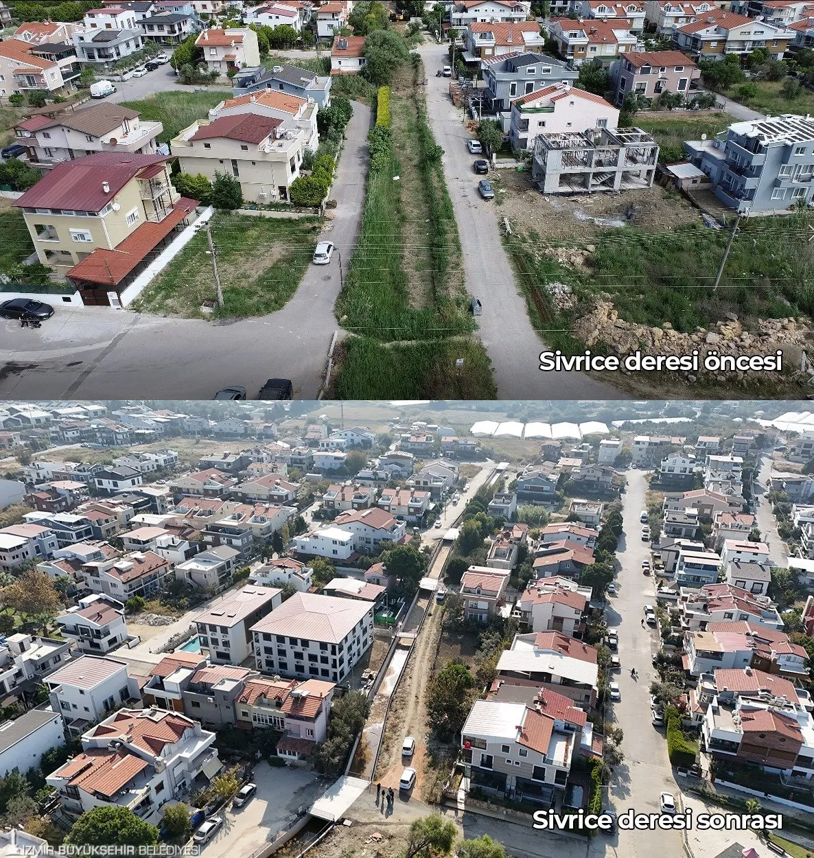 İZSU, Urla ve Seferihisar’daki derelerde taşkınları önlemek için 60 milyon liralık yatırımla ıslah çalışmalarını sürdürüyor. Çalışmalar 2025 Nisan ayında tamamlanacak.