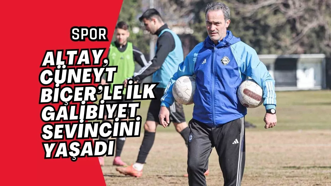 Altay, Cüneyt Biçer’le ilk galibiyet sevincini yaşadı