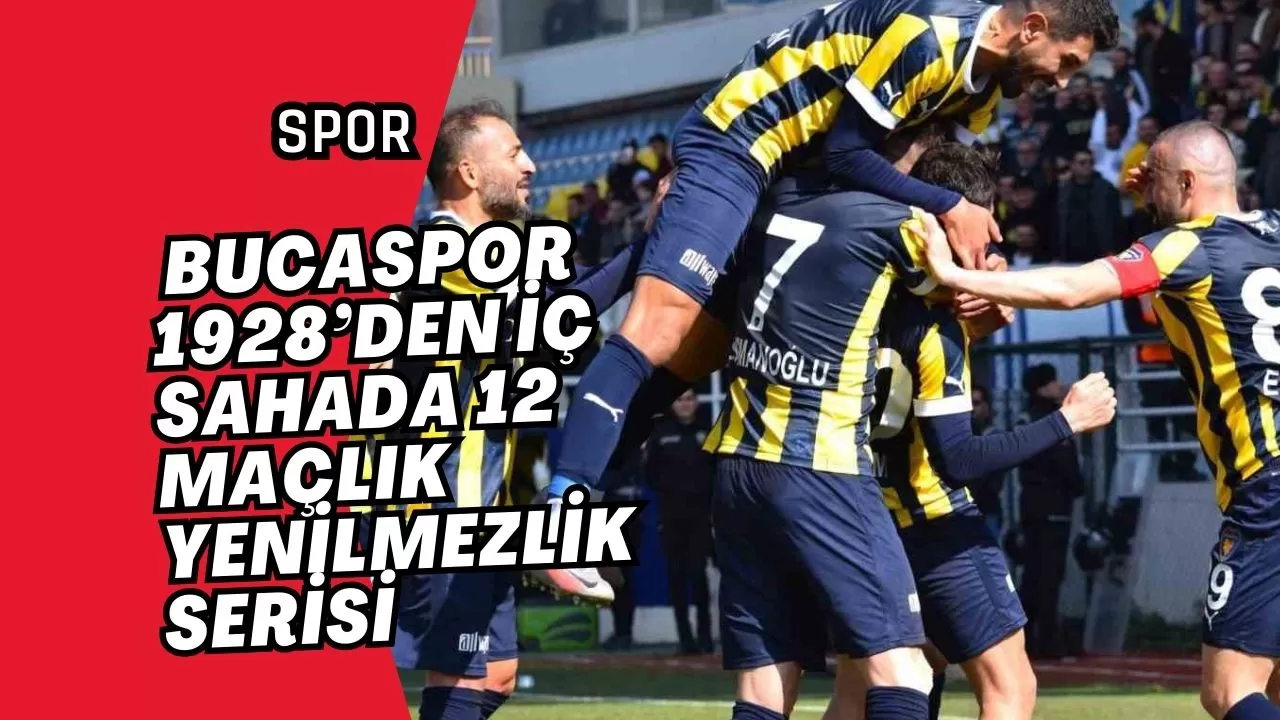 Bucaspor 1928’den iç sahada 12 maçlık yenilmezlik serisi