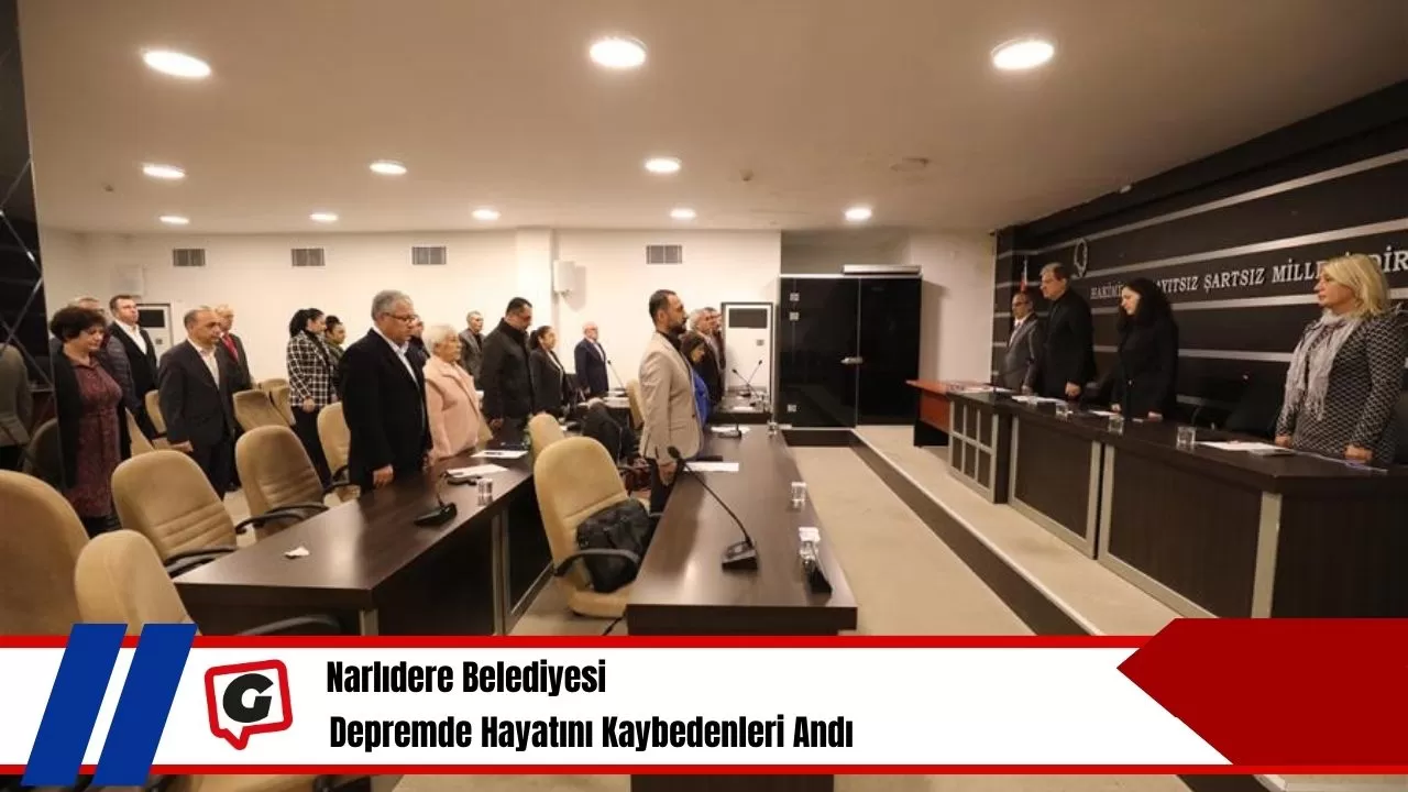 Narlıdere Belediyesi Depremde Hayatını Kaybedenleri Andı