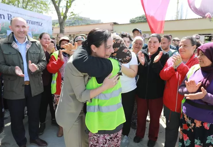 Filiz Başkan belediye emekçileriyle bayramlaştı