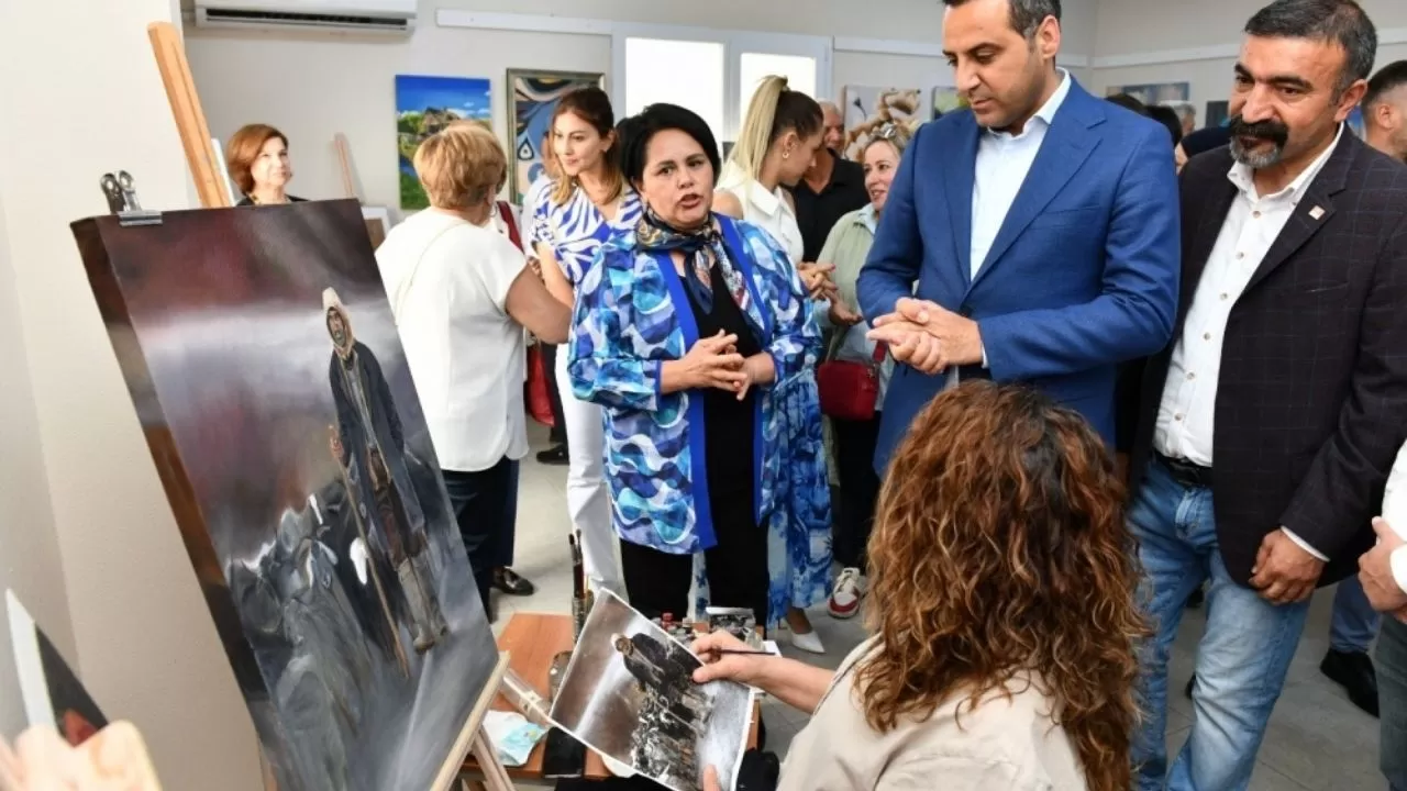 Çiğli Belediyesi Kaklıç Sanat Akademisi'nde Yıl Sonu Resim Sergisi Düzenlendi